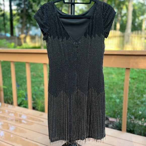 Aidan Maddox beaded fringe dress - Picture 6 of 7